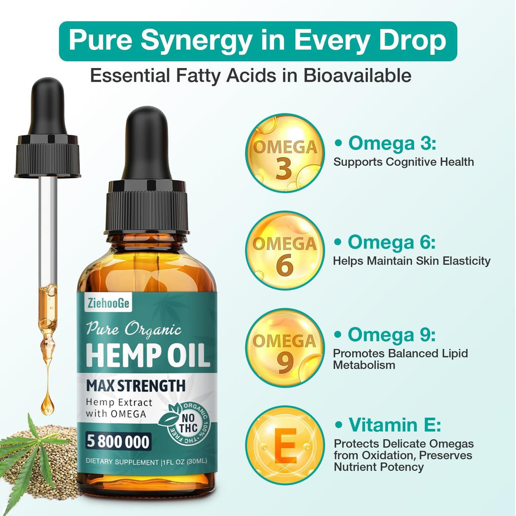 Hemp Oil Drops 3 Pack L739