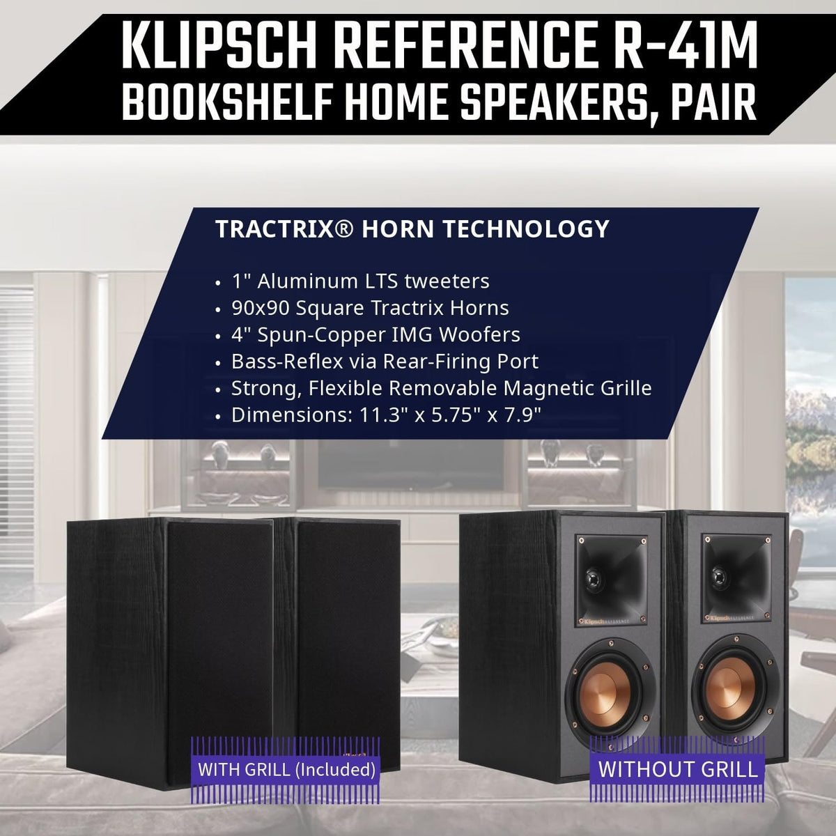 5.1 Home Theater System with Floorstanding, Bookshelf, Channel Speaker and Subwoofer F259115