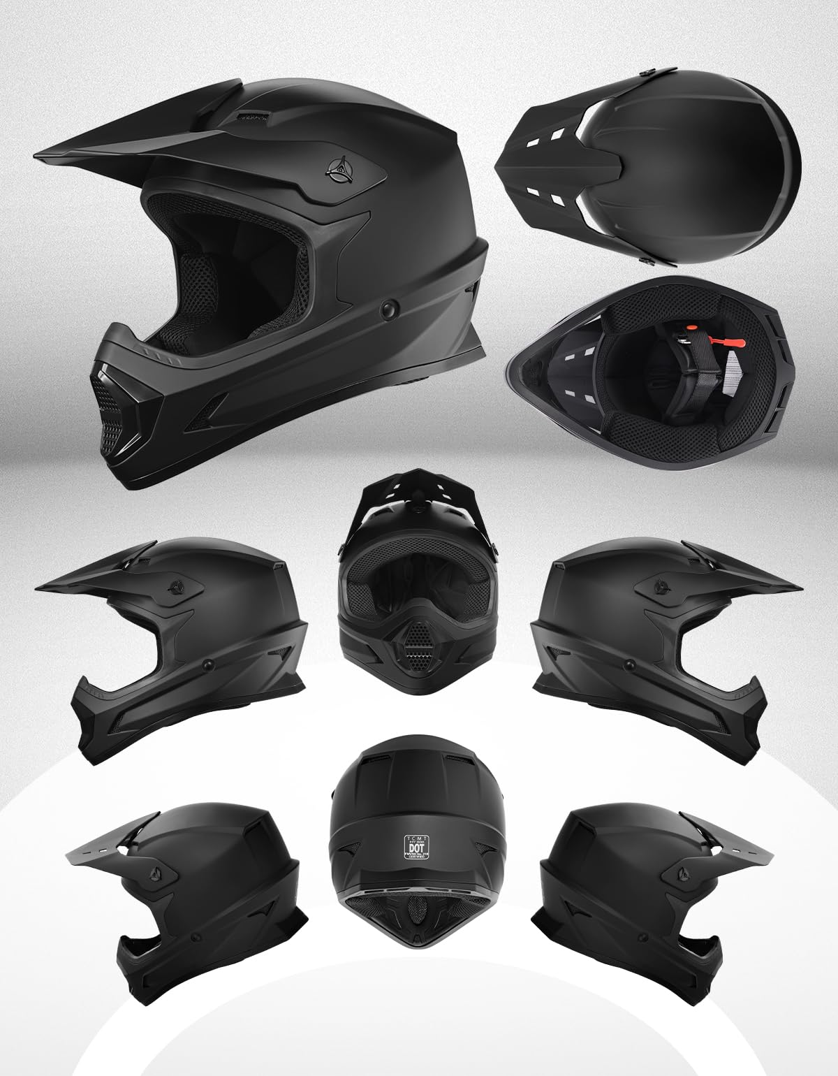 Kids DOT Approved Full Face Motocross Helmet R863