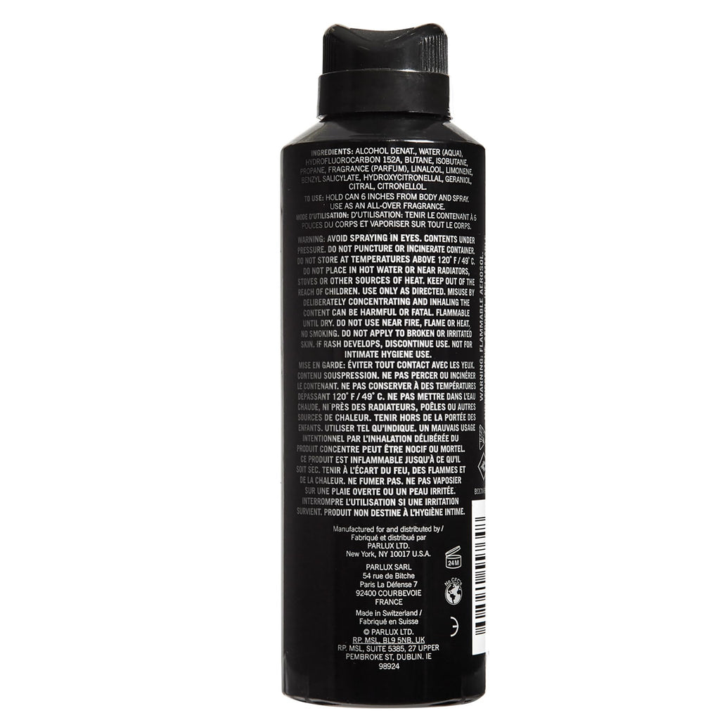 Black All Over Body Spray 6.0 Fl. Oz G150