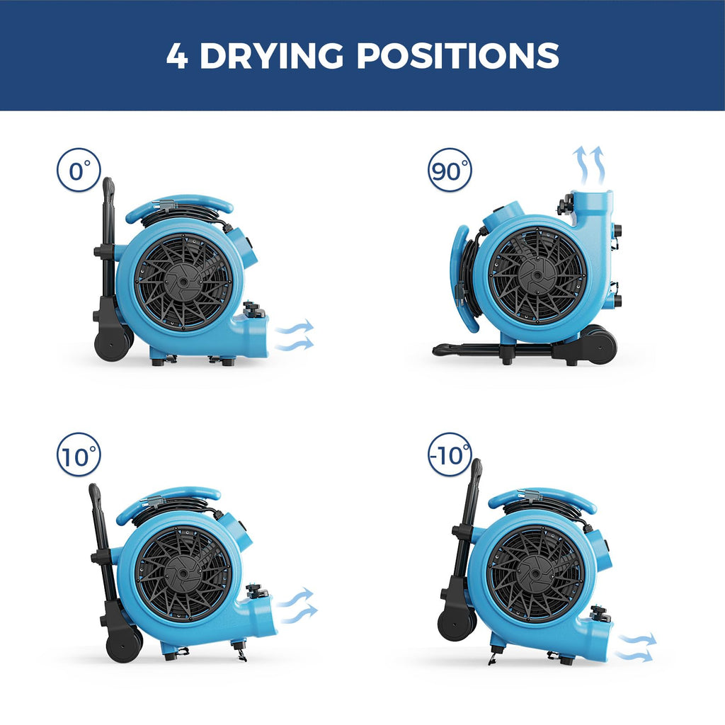 3 Speed Air Mover Carpet Drying Fan X310