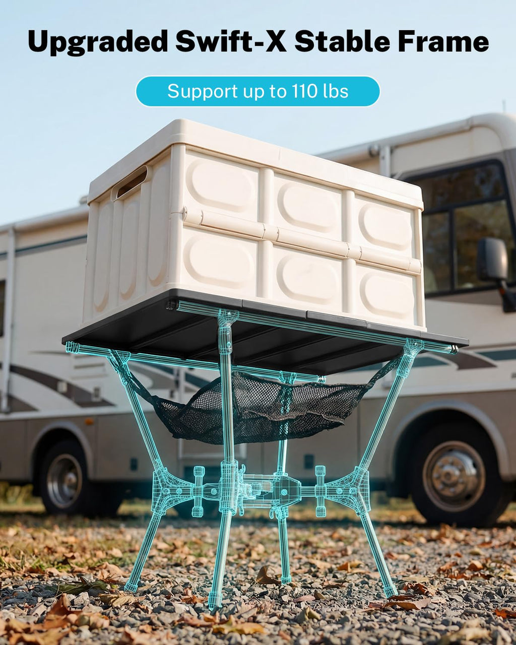 Foldable Aluminum Camping Table O486