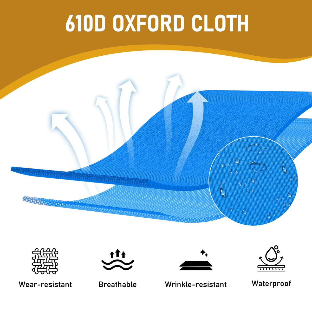 Folding Camping Cot with Carrying Bag K65712