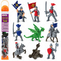 9 Medieval Knight & Dragon Toy Set X8413