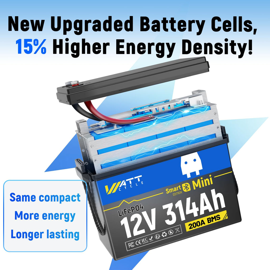 12V 314Ah LiFePO4 Battery 2 Pack K435228