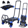 2-in-1 Foldable Hand Truck Dolly 330LB Capacity I154957