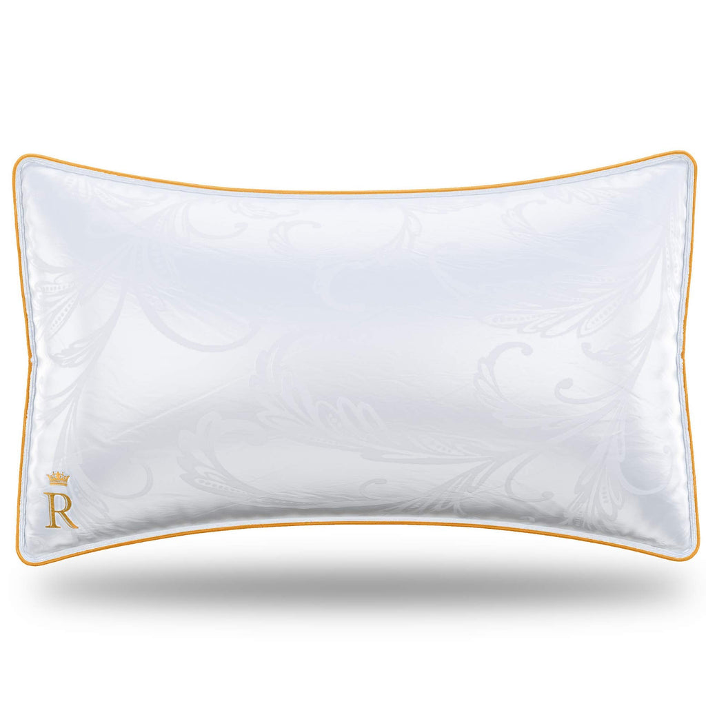 King Size Set of 2 Adjustable Cotton Bed Pillows Y23256