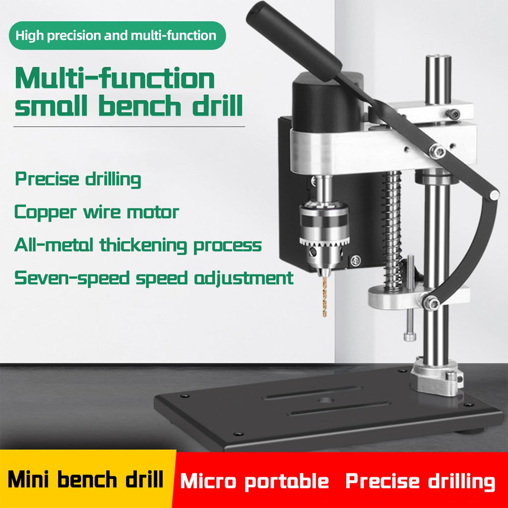 Benchtop Drill Press 0.6-6mm B10 Chuck 7-Speed Adjustable Electric K2201