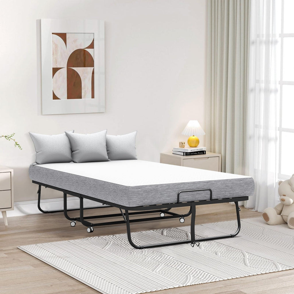 Folding Bed with Mattress N3597