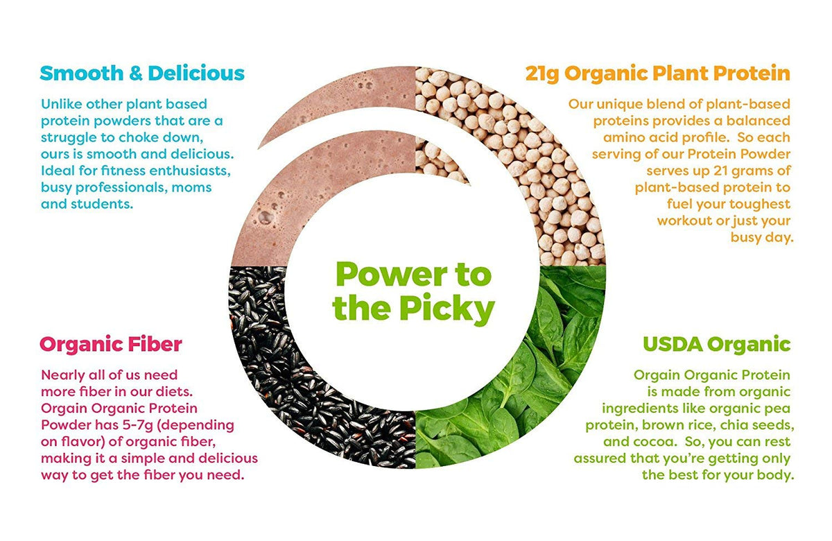 Organic Plant Based Vanilla Bean Protein Powder Y9256