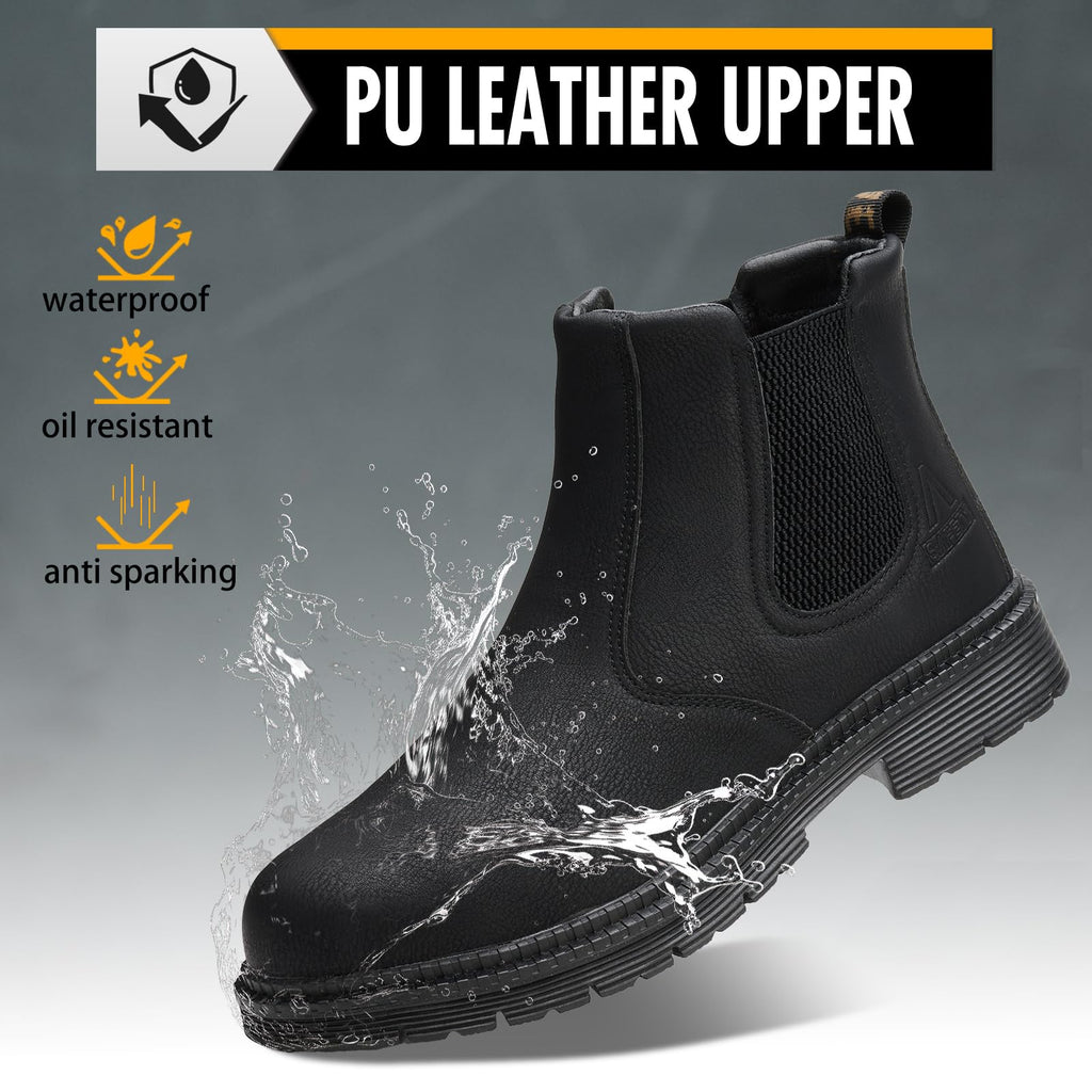 Slip On Steel Toe Work Boots M227872