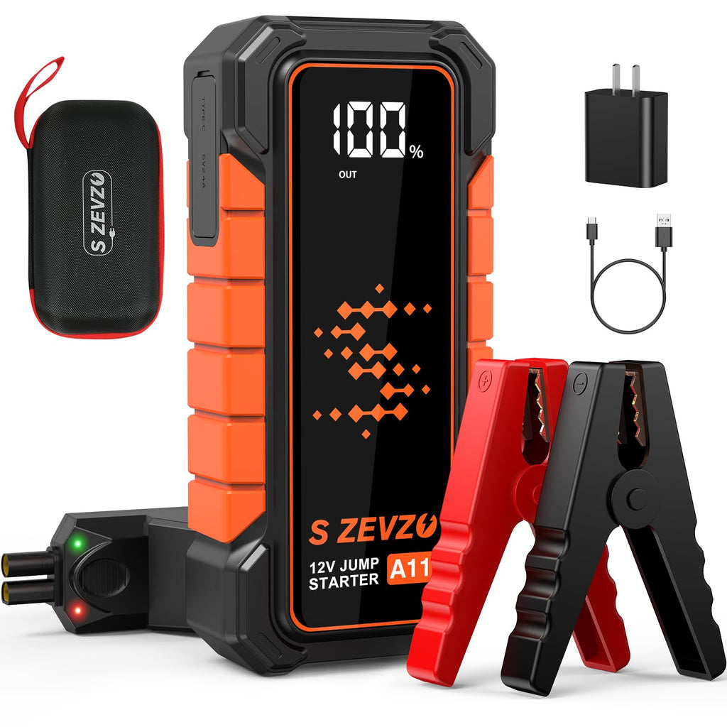 5000A Portable 12V Lithium Jump Starter with USB Charger O507