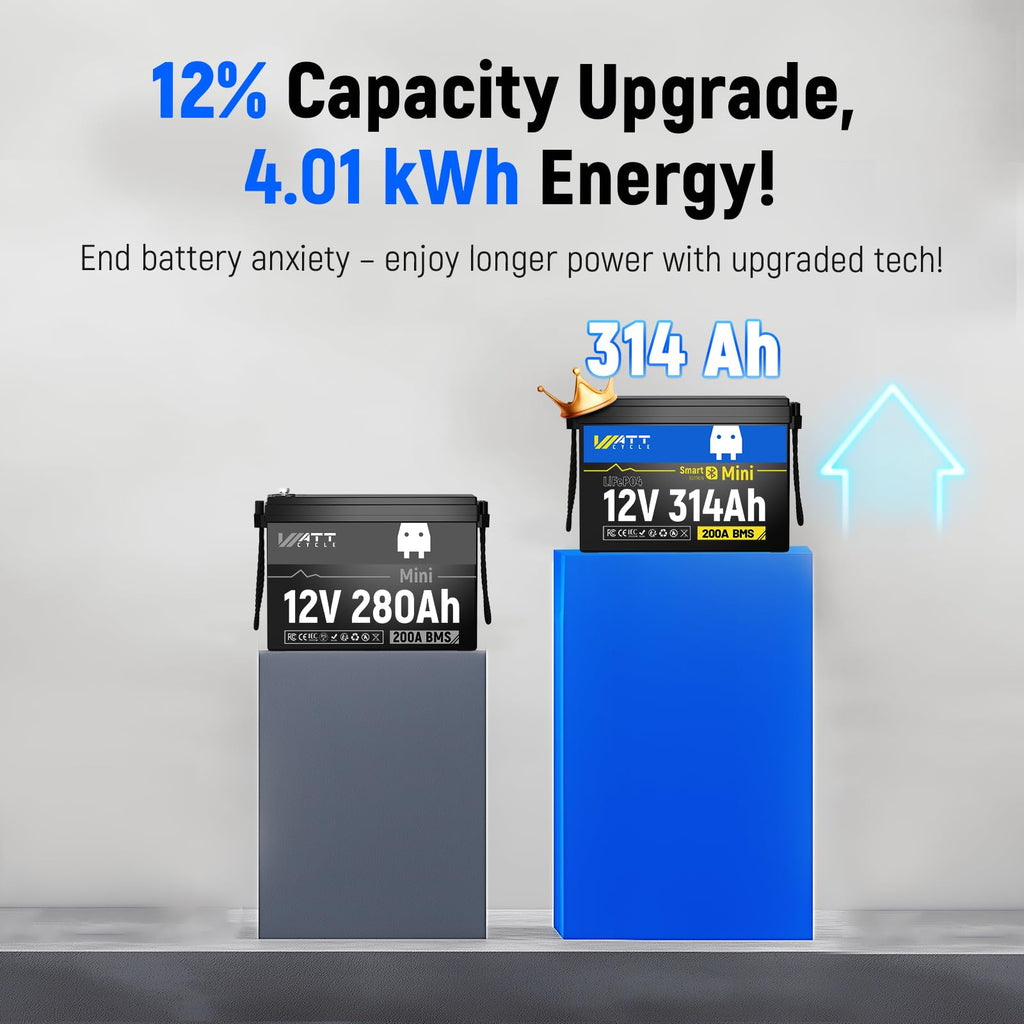 12V 314Ah LiFePO4 Battery 2 Pack K435228