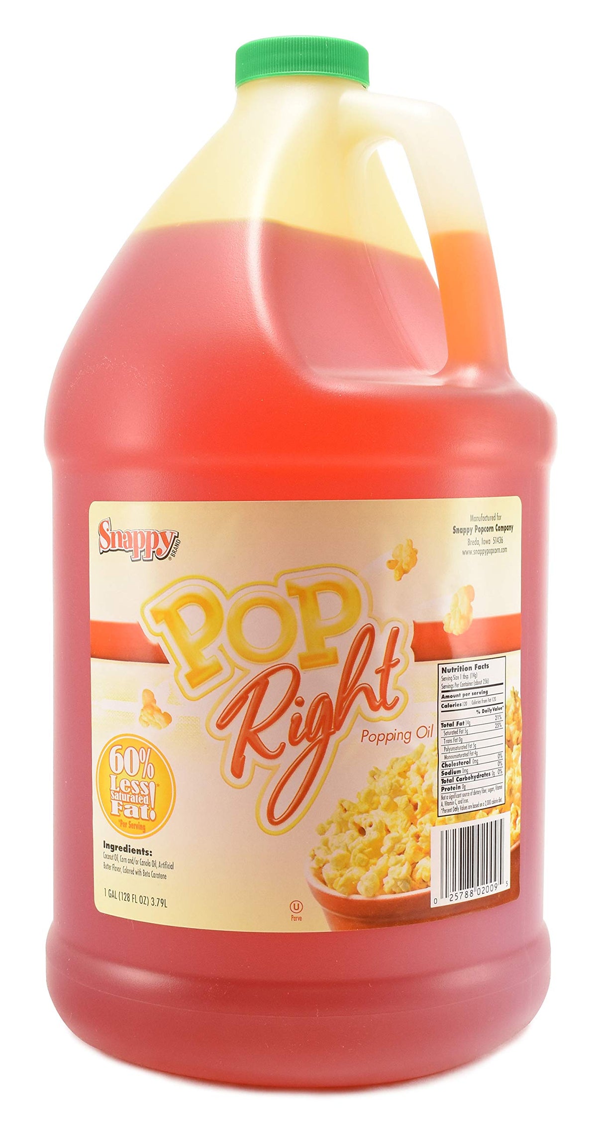 Butter Flavored Popcorn Oil 1 Gallon W2585