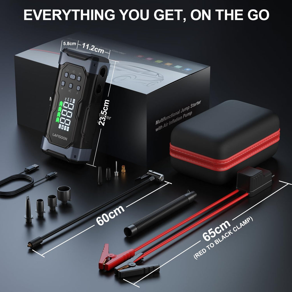9000A Jump Starter with Air Compressor X2647