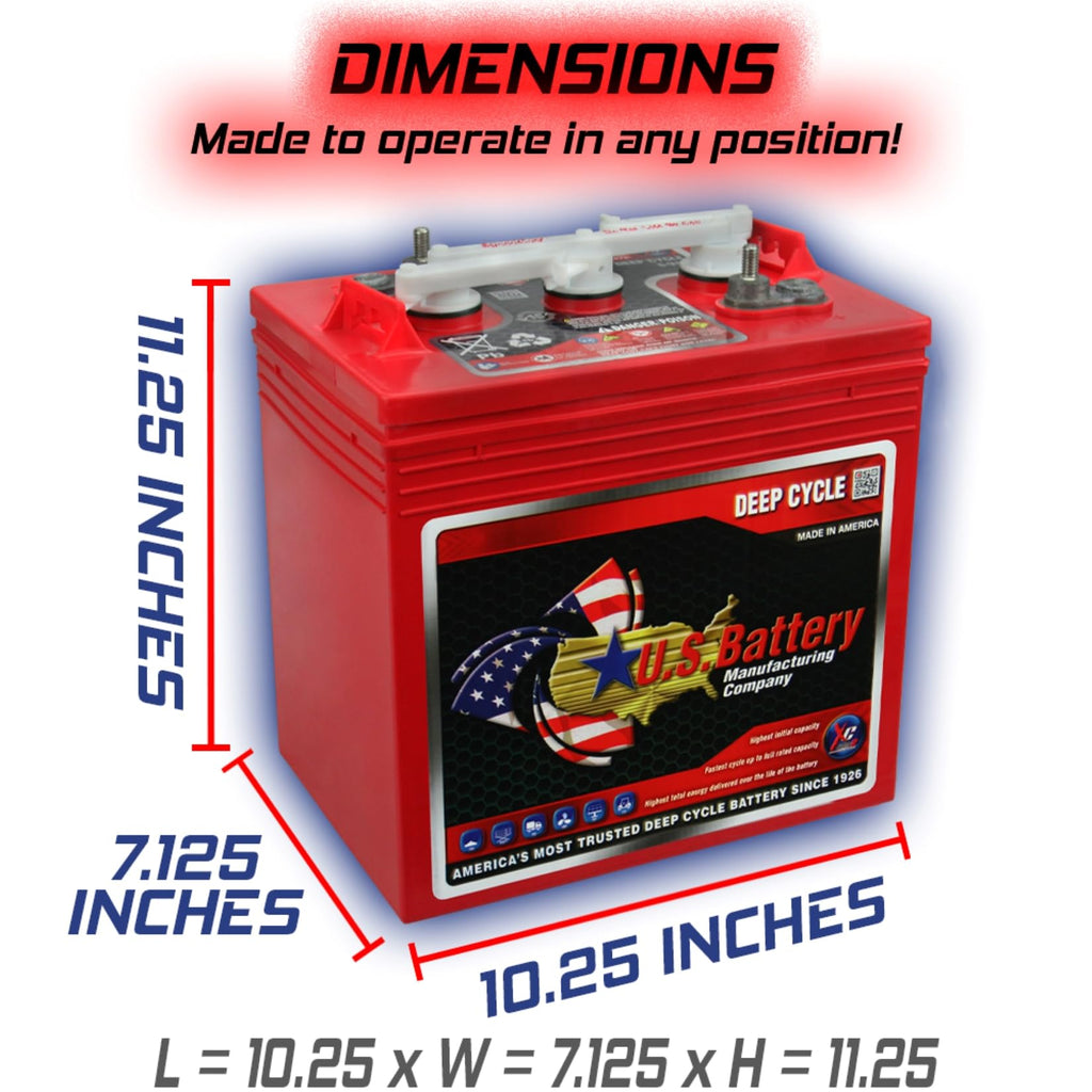 6V GC2 Golf Cart Batteries 6-Pack L892