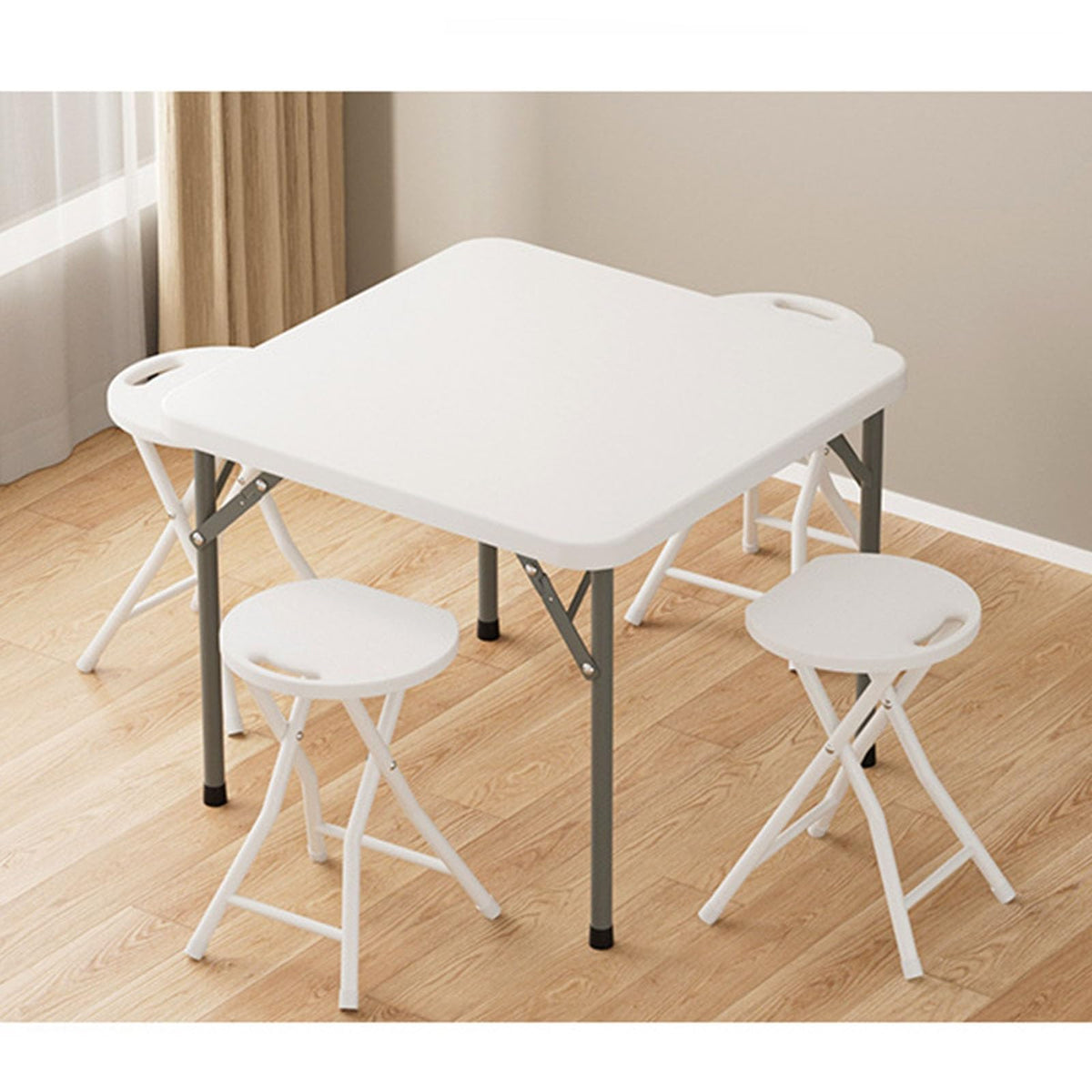 18 Inch Lightweight Folding Bar Stool with Handle M99833