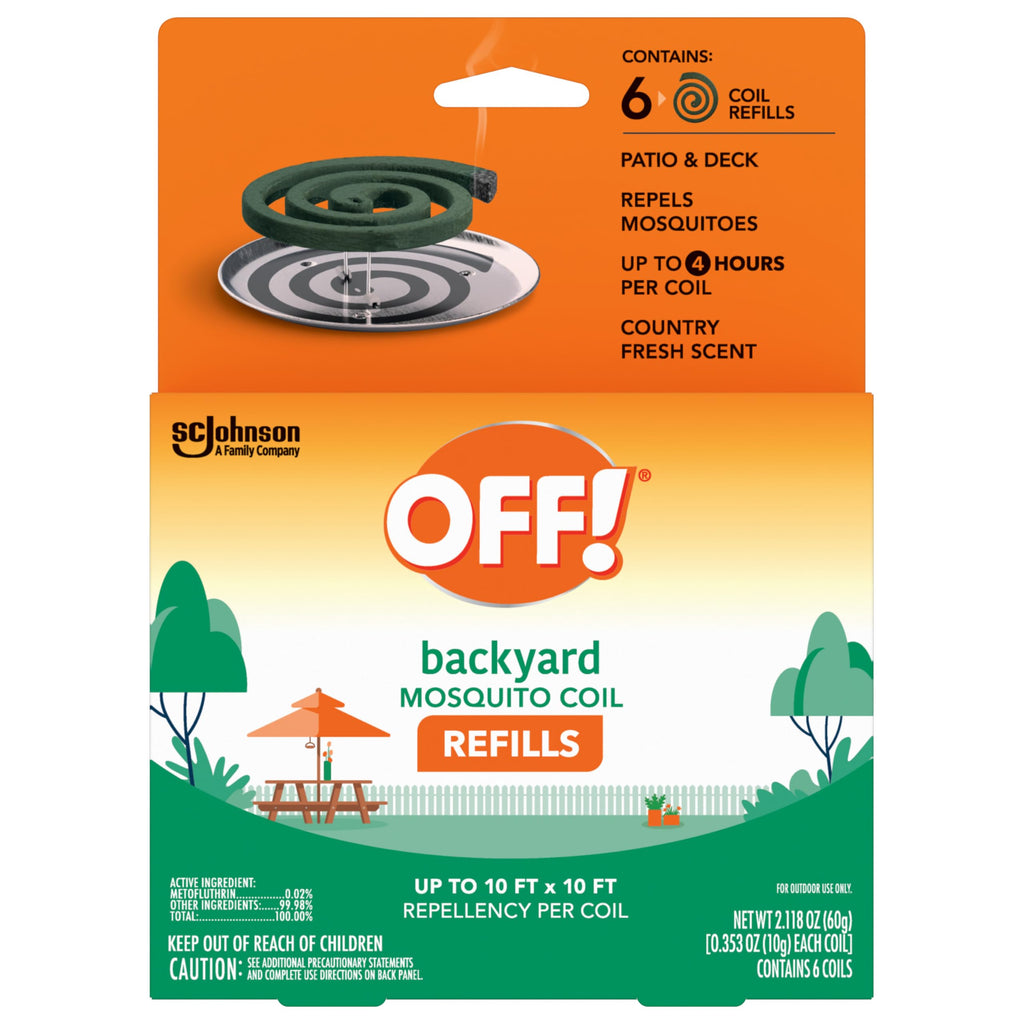 Mosquito Coil Refills 6 Count Pack of 2 A91055