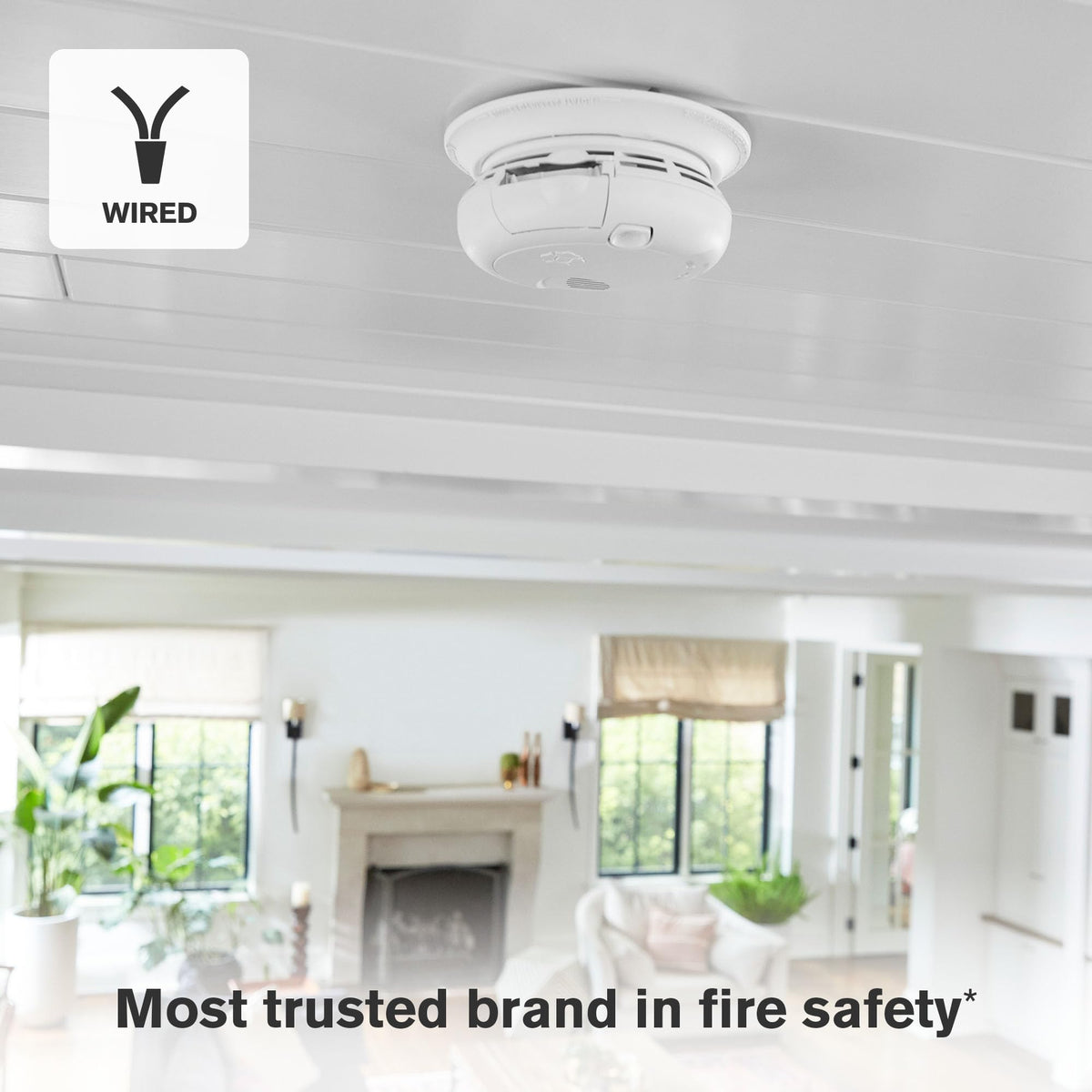 Hardwire Combination Smoke & Carbon Monoxide Alarm with Voice R272467