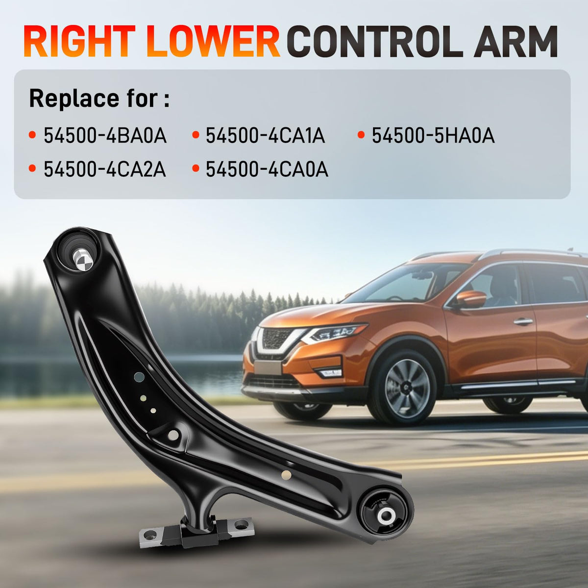 Front Lower Control Arm Set Left & Right with Ball Joint & Bushing M635
