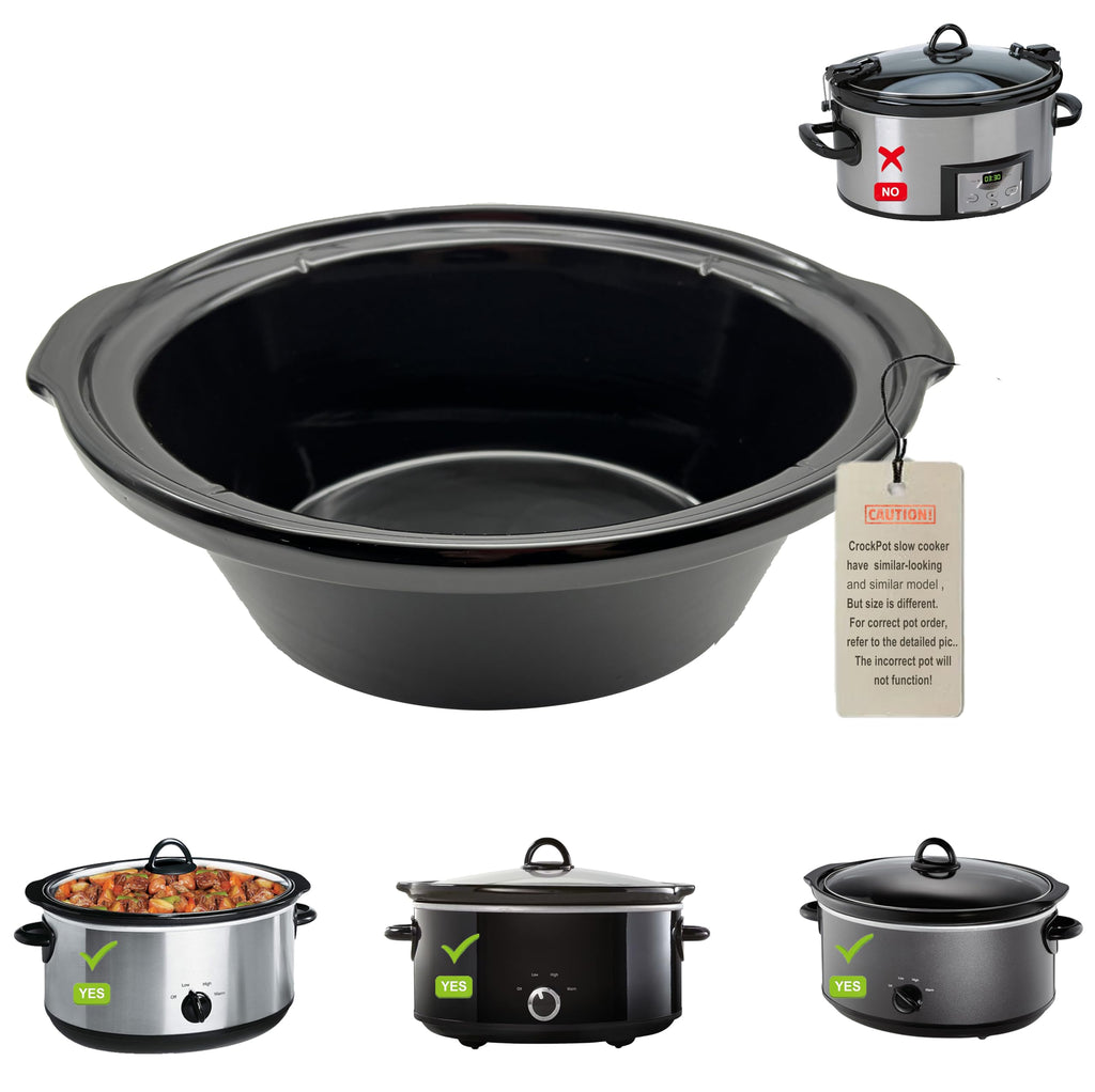 Ceramic Slow Cooker Pot Replacement 7 Quart R763