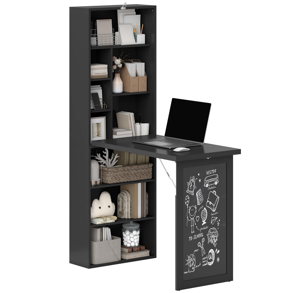 Black Foldable Convertible Computer Desk N53541