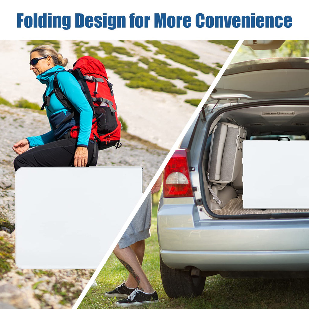 6FT Portable Folding Picnic Table with Handle V64467