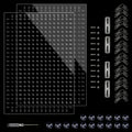Clear Aquarium Divider with Suction Cups S9970
