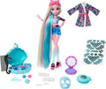 Monster High Doll with Hairstyling Clips, Hair Chalk & Tattoos C726569