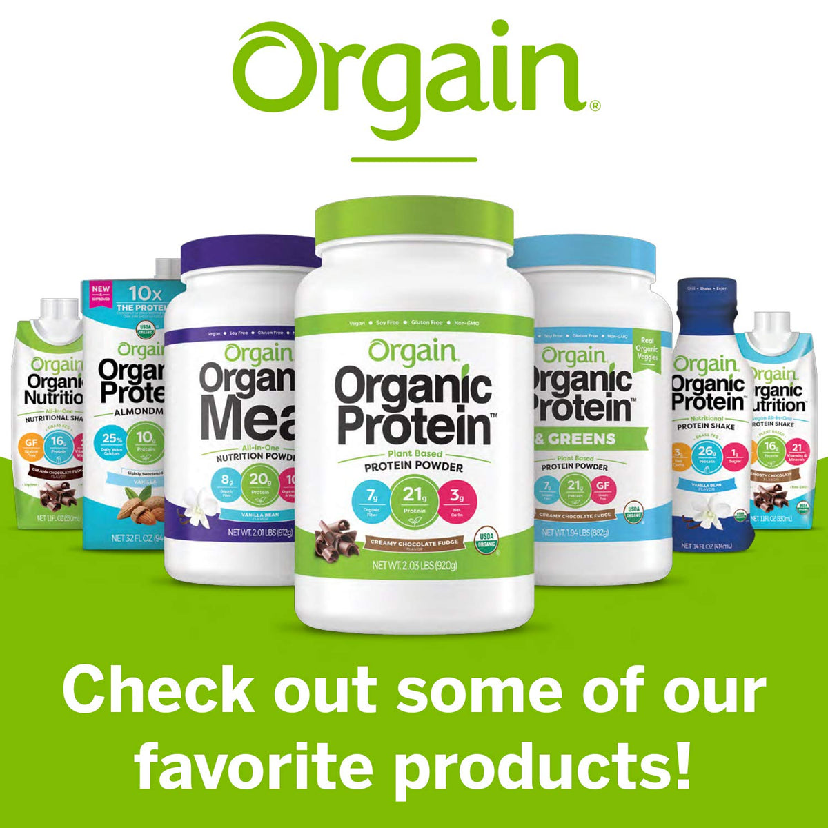 Organic Plant Based Vanilla Bean Protein Powder Y9256