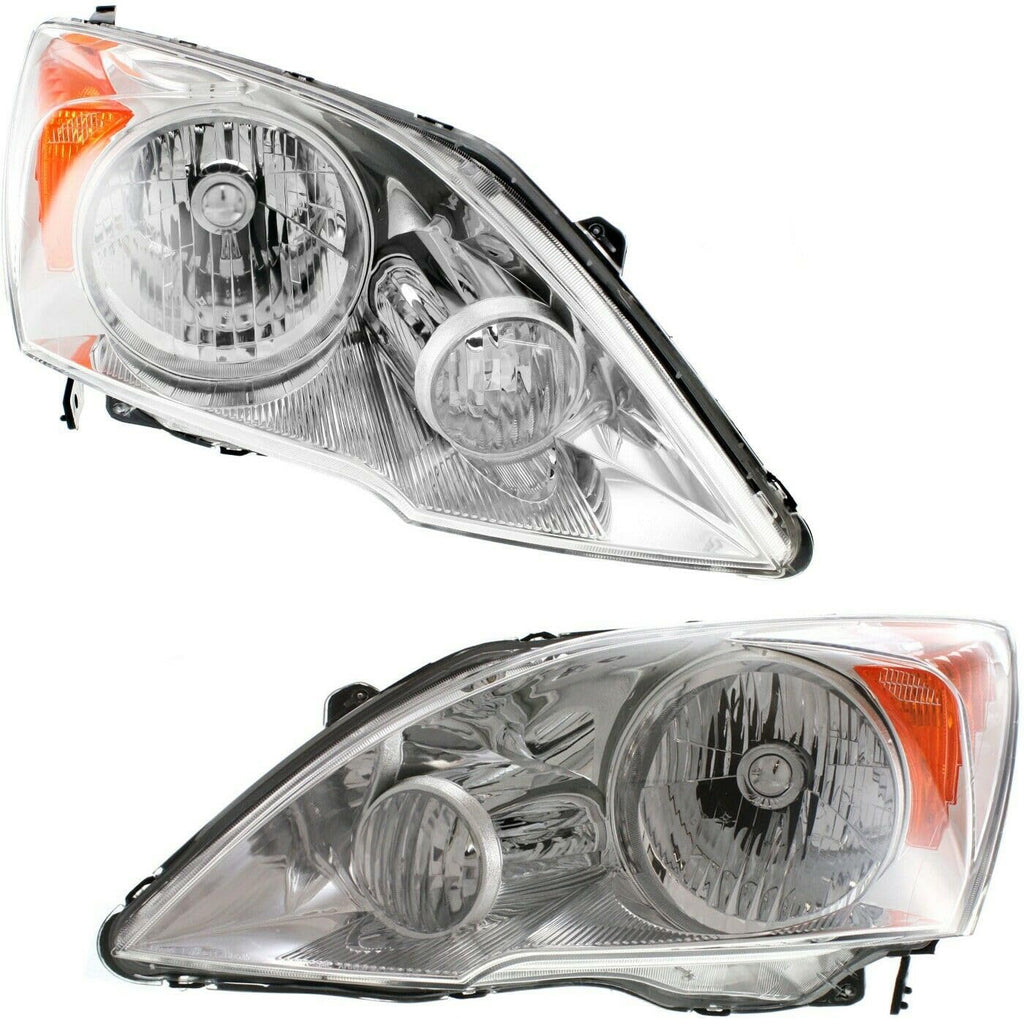 Headlight Left Right Clear Lens X655