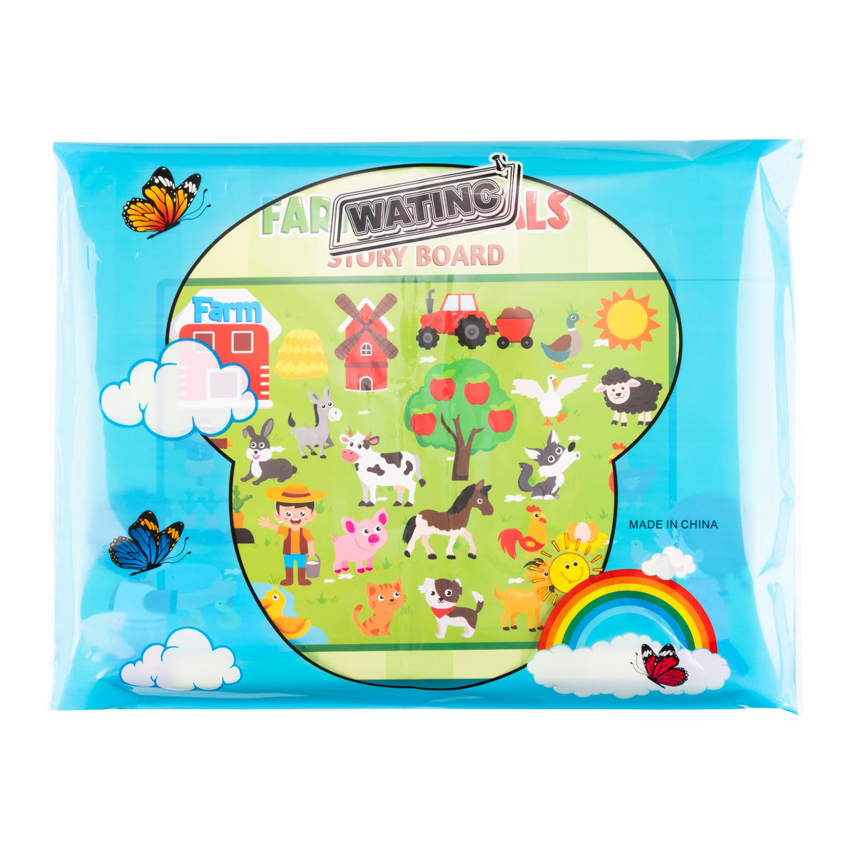 Farm Animals Felt Board Set 38Pcs U2000
