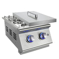 Double Grilling Side Burners 304 Stainless Steel 2 * 15,000BTU B887468