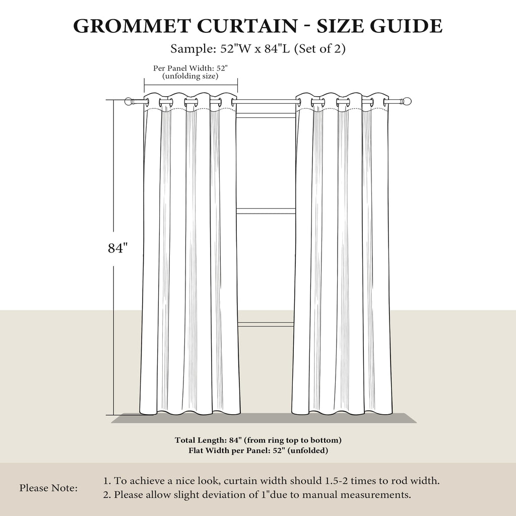 Silver Grey Pattern Curtains 52 x 84 Inch W93637