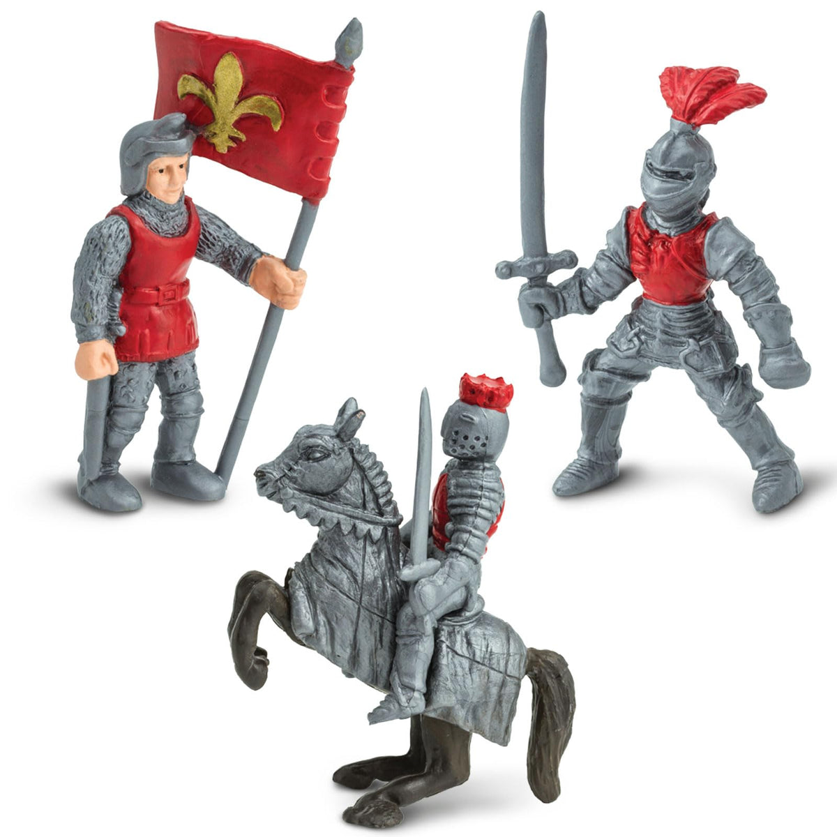 9 Medieval Knight & Dragon Toy Set X8413