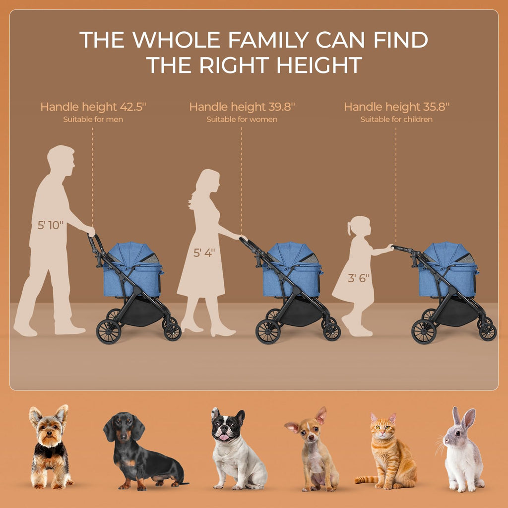 Foldable Dog Stroller J600300