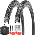 Foldable Road Bike Tires and Inner Tubes 2-Pack O58556