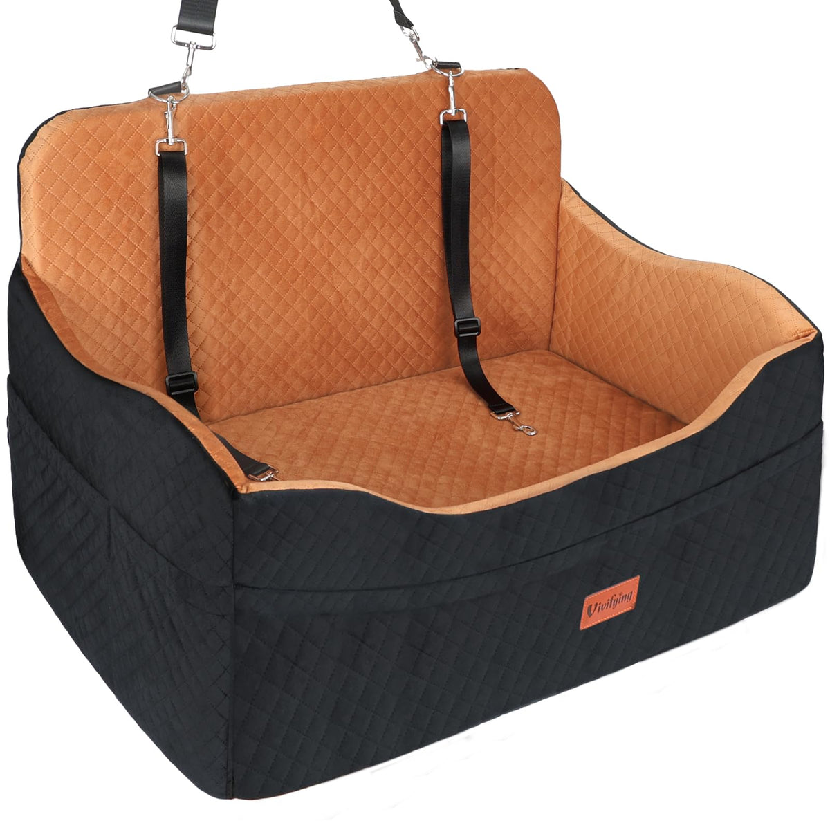 Large Dog Car Seat with 4 in Cushion Y135
