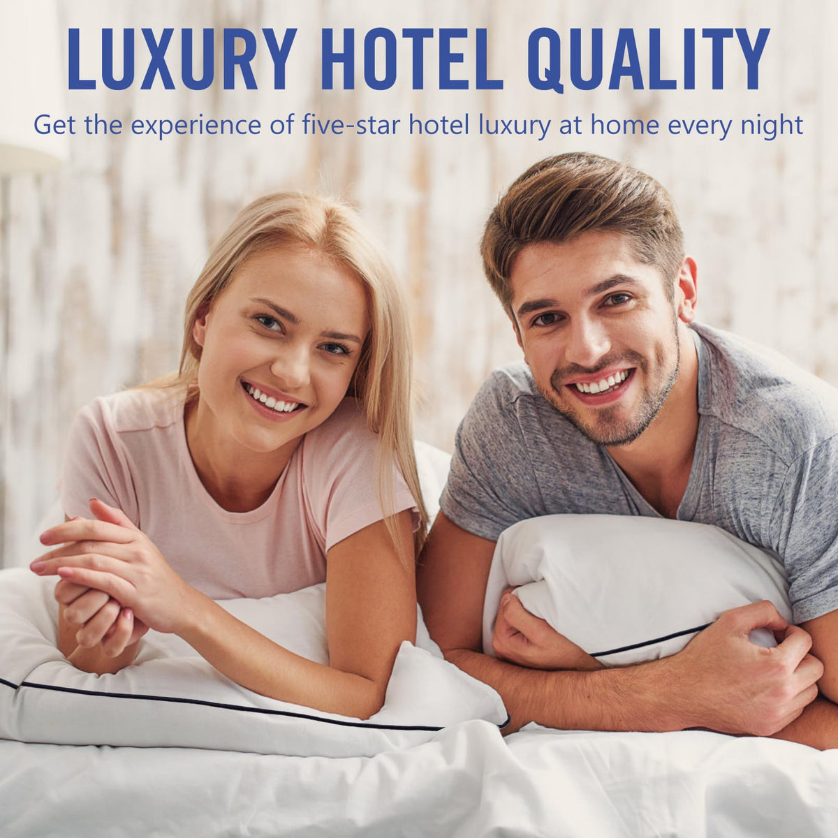 King Size Cooling Microfiber Bed Pillows Set of 2 B81714
