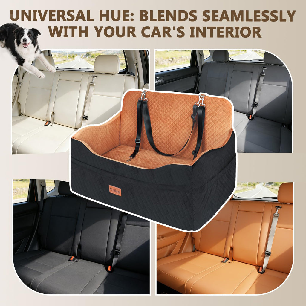 Large Dog Car Seat with 4 in Cushion Y135