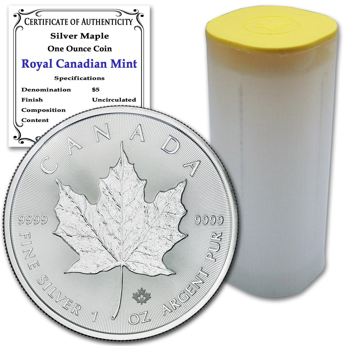 1 oz Silver Canadian Maple Leaf Q54914