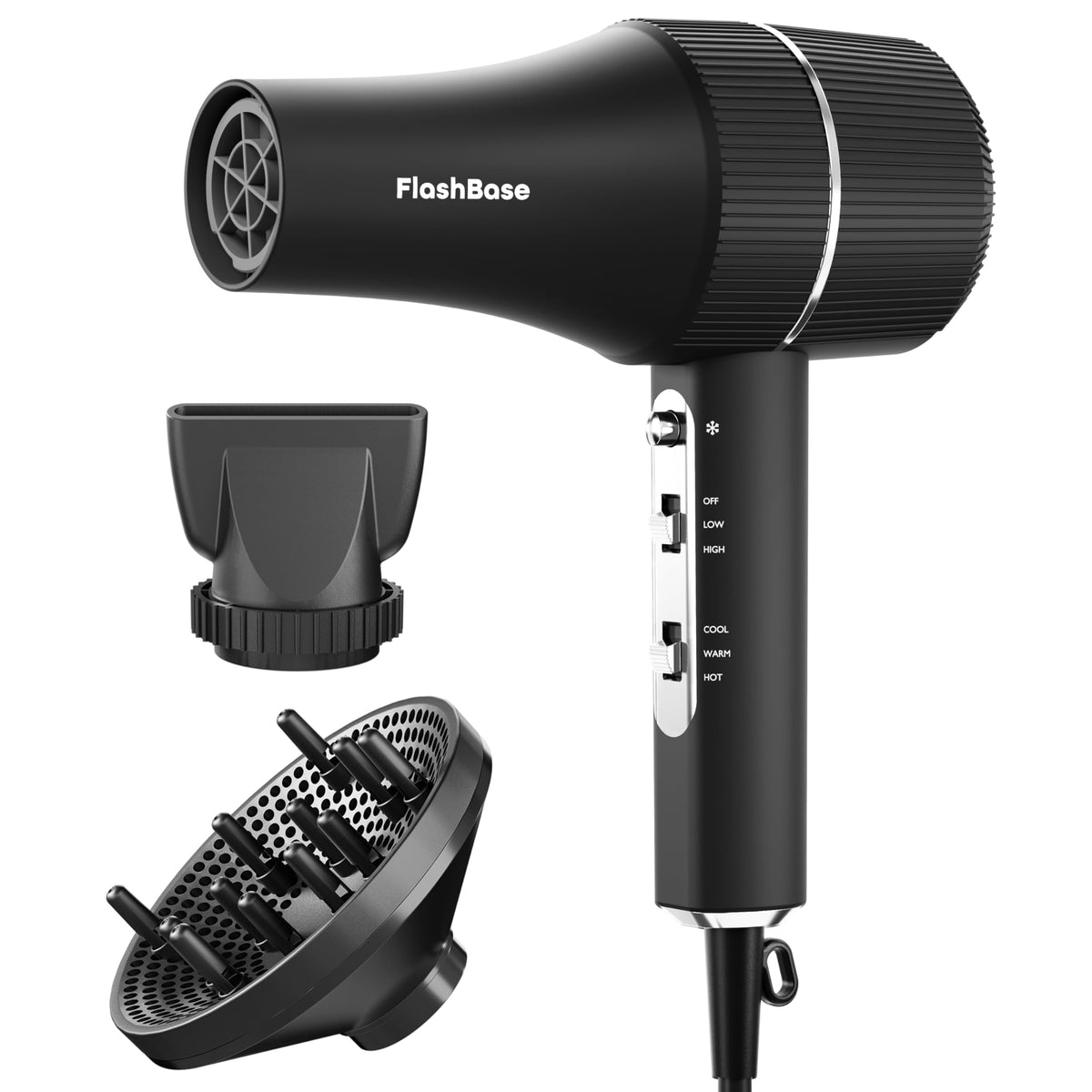 High-Speed Ionic Hair Dryer with Diffuser 1875W M582063