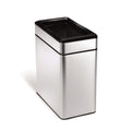 10L Stainless Steel Slim Open Trash Can H938627