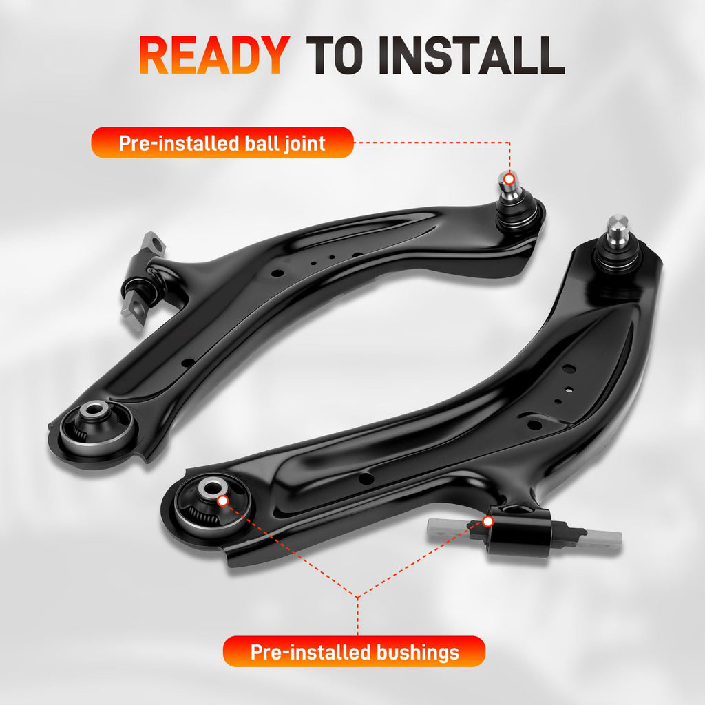 Front Lower Control Arm Set Left & Right with Ball Joint & Bushing M635
