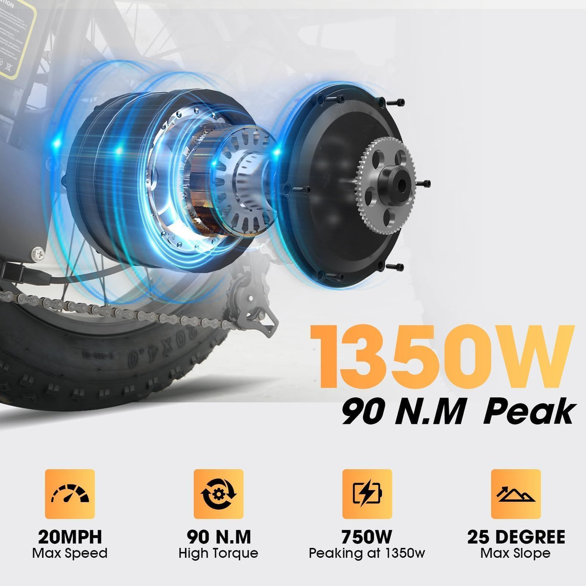 750W Folding Fat Tire Electric Tricycle U49824