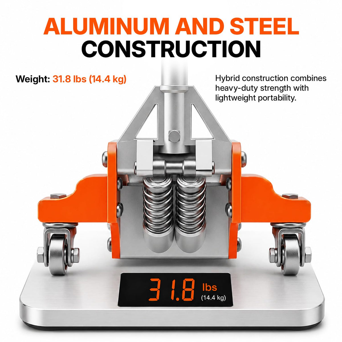 1.5 Ton Aluminum Steel Low Profile Hydraulic Floor Jack C66379