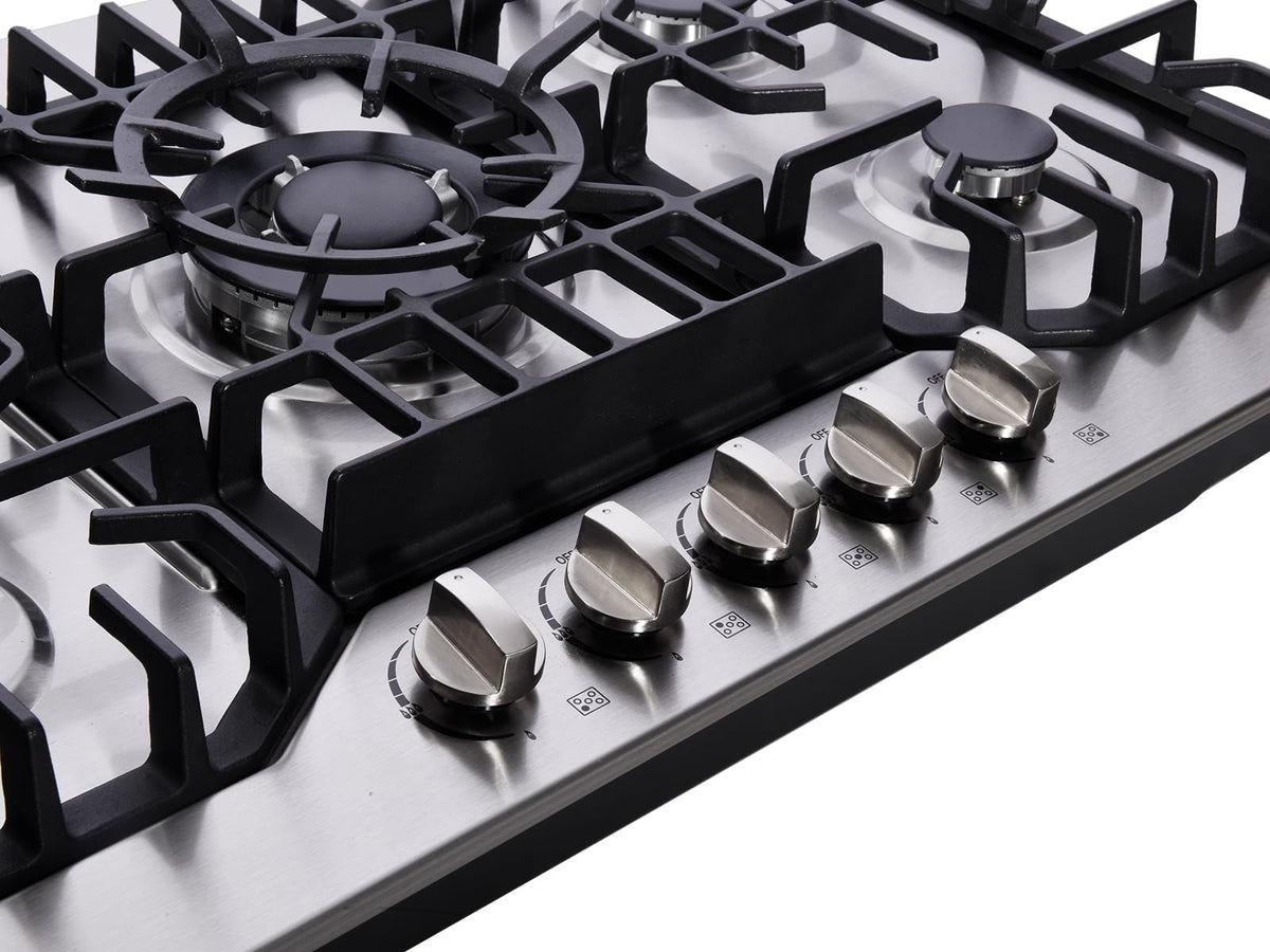 30 Inch Stainless Steel 5 Burners Gas Cooktop S21000