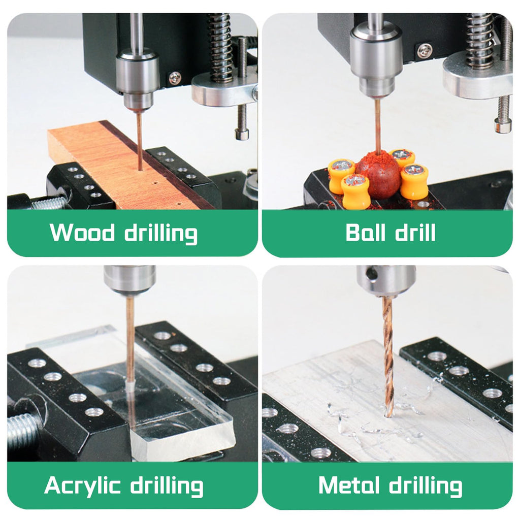 Benchtop Drill Press 0.6-6mm B10 Chuck 7-Speed Adjustable Electric K2201