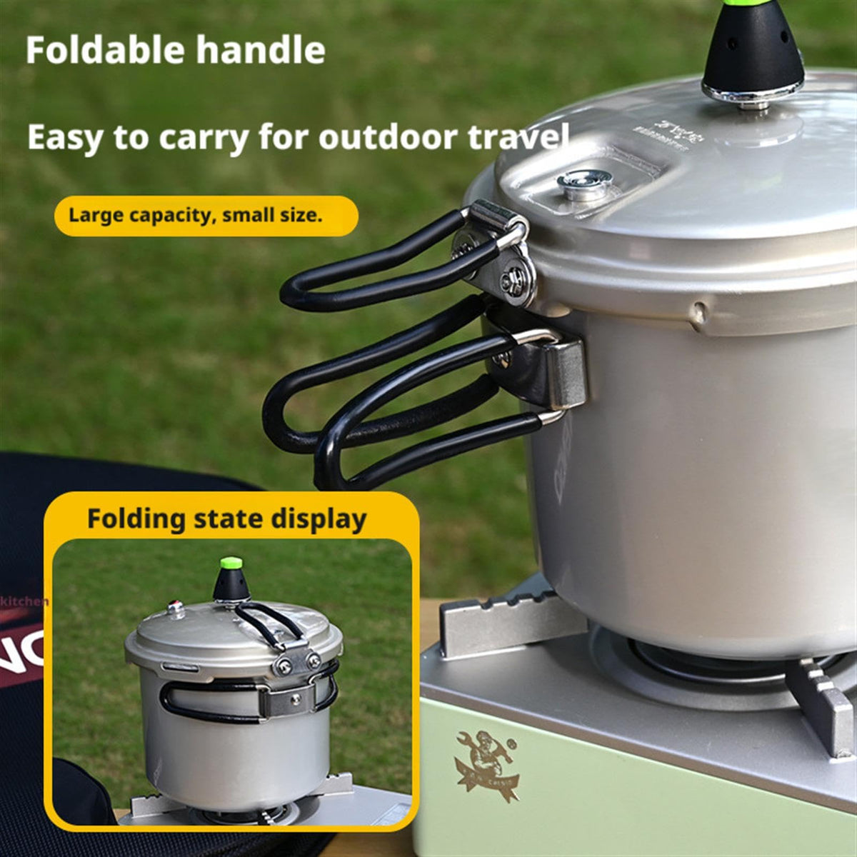 2L Aluminum Alloy Pressure Cooker I860639