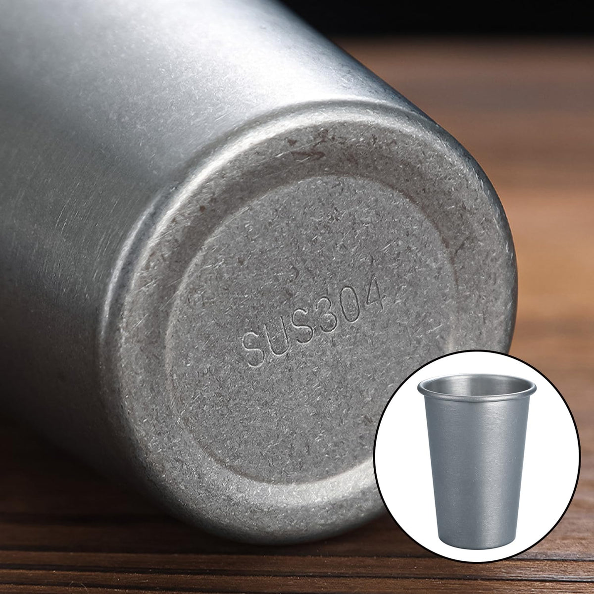 2 Pack Stainless Steel Camping Cup I1009